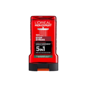 جل الاستحمام لوريال مين إكسبيرت للجسم والوجه والشعر، تأثير الثلج وركلة تبريد إضافية للرجال، حيوية فائقة، 1 × 250 مل