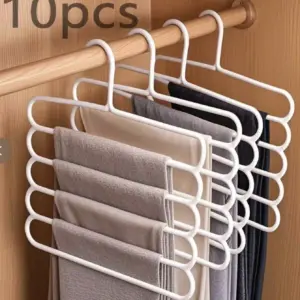 حامل تخزين الأوشحة من 5 طبقات مصنوع من البلاستيك