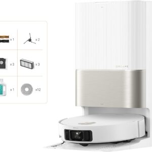 مع وظيفة الممسحة، قوة شفط 20000 باسكال، خلوص 6 سم من العوائق، مع وظيفة الممسحة وممسحة قابلة للرفع