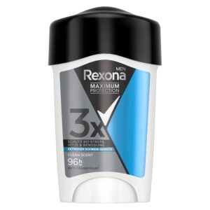 أقوى مزيل عرق من ريكسونا.حماية تدوم 48 ساعة من التعرق الشديد.حماية موثوقة من رائحة الجسم ورطوبة الإبط.تركيبة تريسوليد المغذية للبشرة تحمي من رطوبة الإبط وتمنحها نعومة