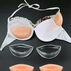 حشوات صدر سيليكون – ناعمة ومرنة لتكبير ودعم الثدي الصغير